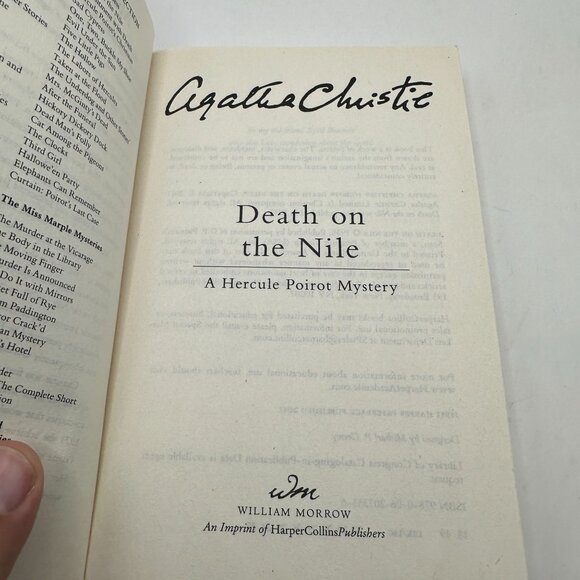 Death on the Nile Agatha Christie Paperback The Queen of Mystery - Picture 4 of 5